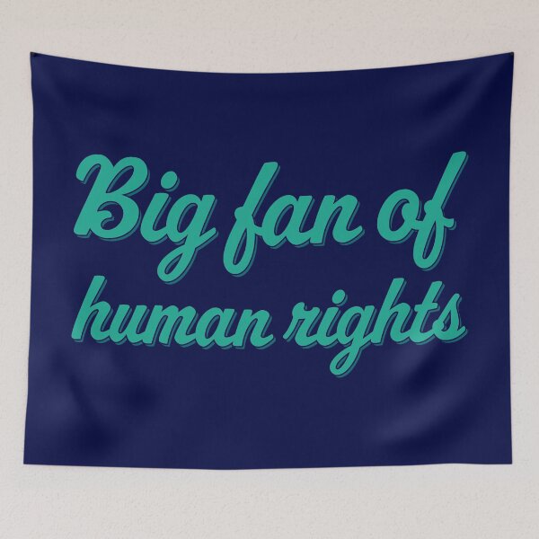 Item preview, Big Fan of Human Rights - Bermuda designed and sold by sillyjess.