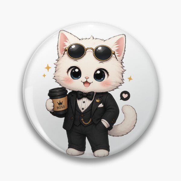 Item preview, Boss Cat Coffee Vibes designed and sold by AstraDrip Studio.