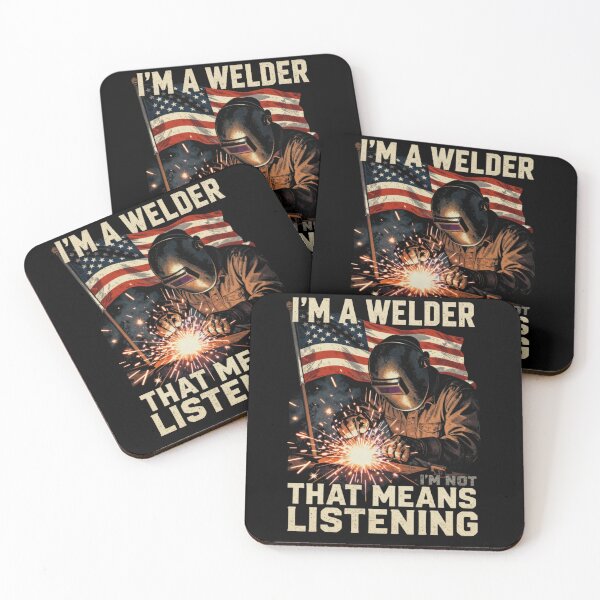 Item preview, I'm A Welder That Means I'm Not Listening | American Welder Shirt designed and sold by LabCore.