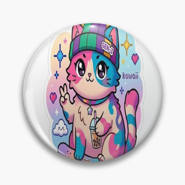 Item preview, Kawaii Boba Cat Skater designed and sold by MochiMeteor.