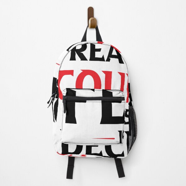 Item preview, Fear Is a Reaction Courage Is a Decision – Motivational Typography Wall Art Design designed and sold by KHALED DESIGN.