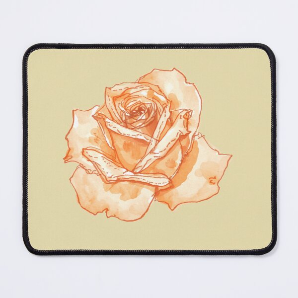 Item preview, Orange rose watercolor designed and sold by uunaa.