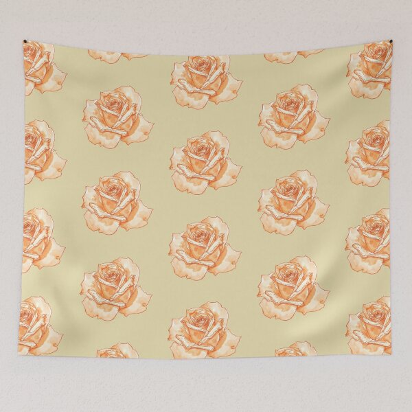 Item preview, Orange rose watercolor designed and sold by uunaa.