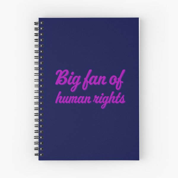Item preview, Big Fan of Human Rights - Violet designed and sold by sillyjess.