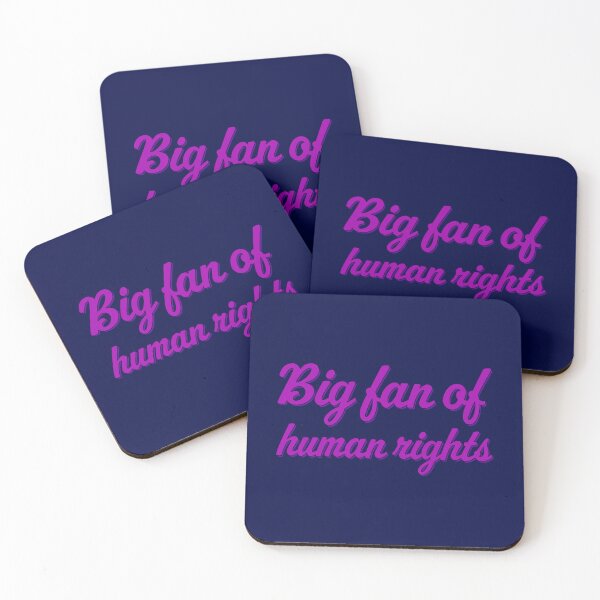 Item preview, Big Fan of Human Rights - Violet designed and sold by sillyjess.