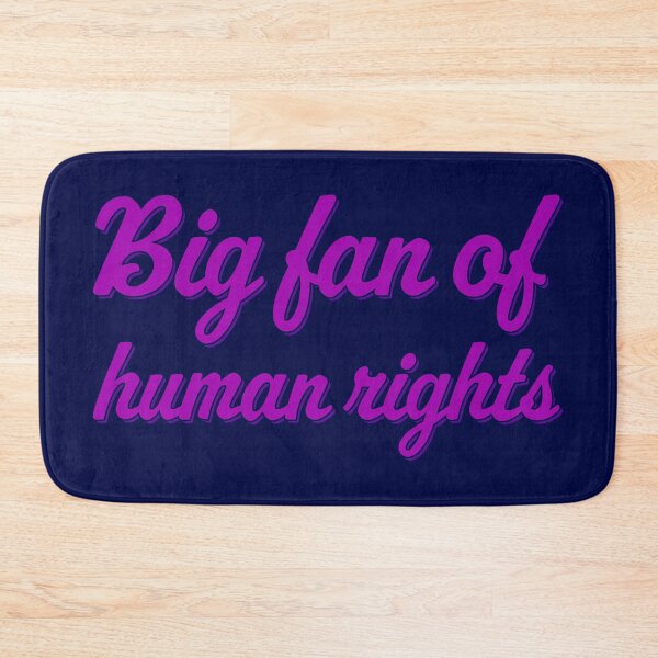Item preview, Big Fan of Human Rights - Violet designed and sold by sillyjess.