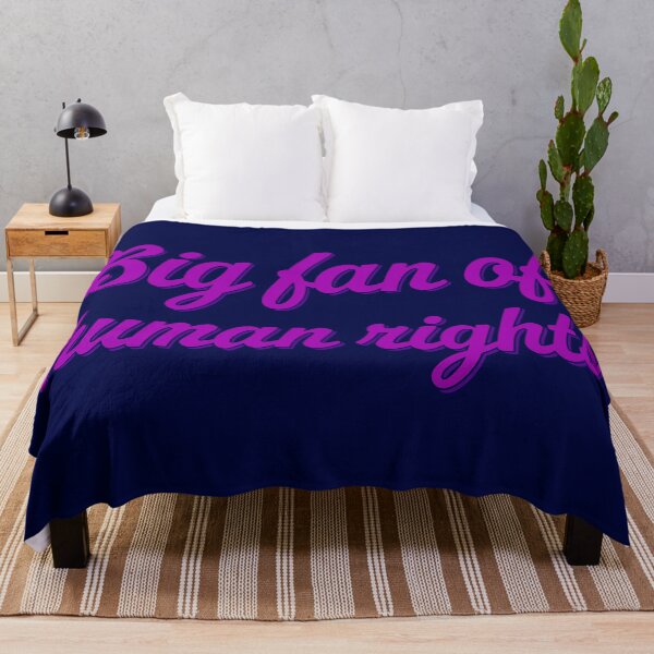 Item preview, Big Fan of Human Rights - Violet designed and sold by sillyjess.