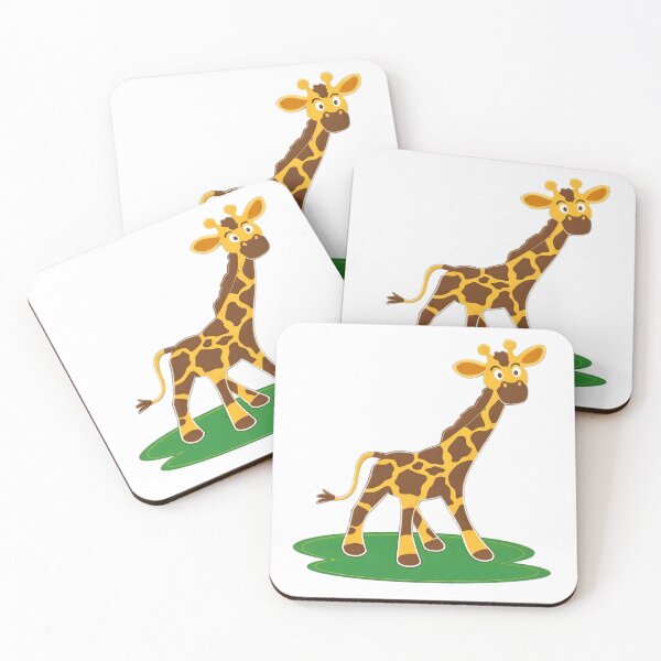 Item preview, Cute Giraffe Cartoon – Playful Jungle Animal Art designed and sold by ROARSOME DESiGNS.
