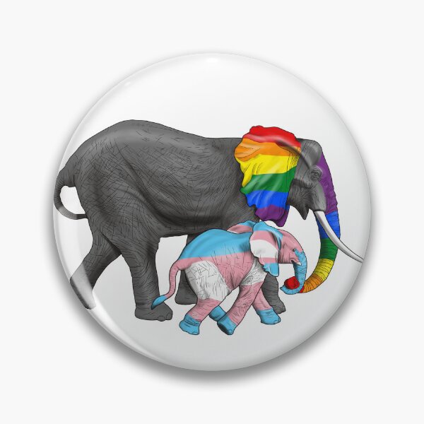 Item preview, Elephants Protect Trans Kids designed and sold by KristalStittle.
