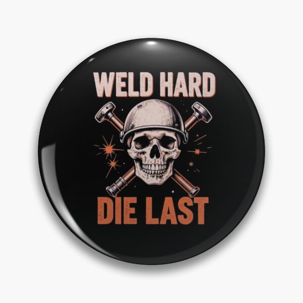 Item preview, Weld Hard Die Last Skull Welder T-Shirt | Welding Shirt designed and sold by LabCore.