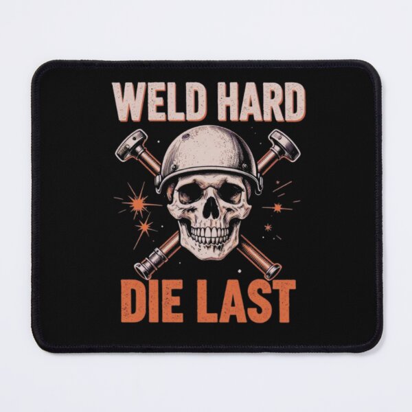 Item preview, Weld Hard Die Last Skull Welder T-Shirt | Welding Shirt designed and sold by LabCore.
