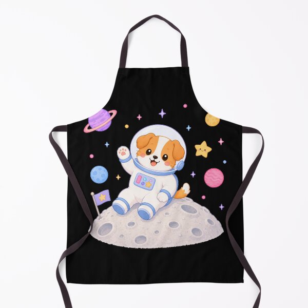 Item preview, Cute Kawaii Dog Astronaut on the Moon designed and sold by Seculinator.