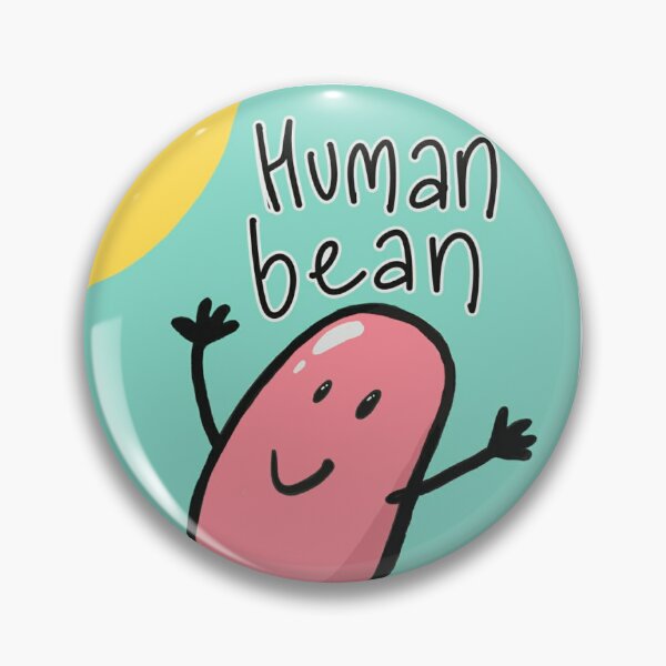 Item preview, Happy human bean designed and sold by SombreroDoodles.