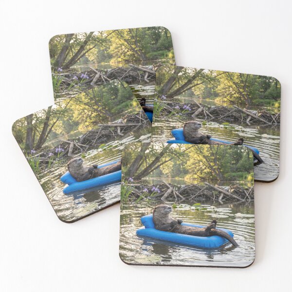 Item preview, Otter Spends Relaxing Day at Beaver Dam designed and sold by Tridentulus.