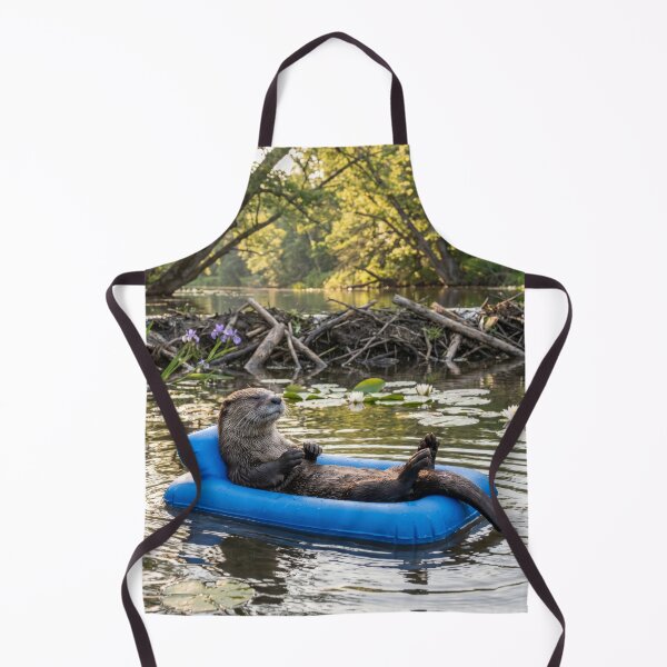 Item preview, Otter Spends Relaxing Day at Beaver Dam designed and sold by Tridentulus.