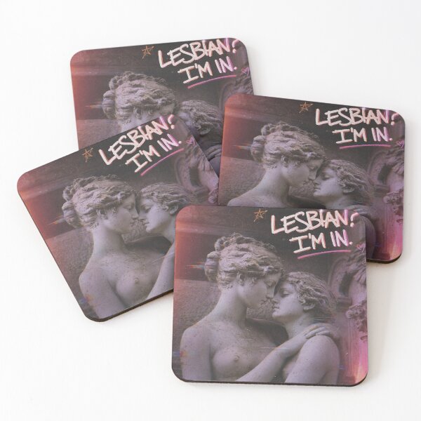 Item preview, Lesbian I’m In Y2K Pride Greek Statue Design, Sapphic Gothic Aesthetic Sticker, WLW Queer Vintage Roman Sculpture Art for Pride Month designed and sold by DEVLUSH.