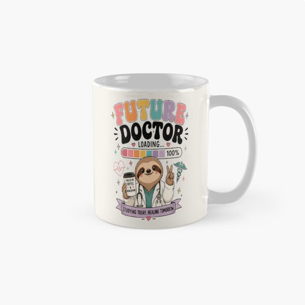 Item preview,  Future Doctor Loading Classic T-Shirt Medical Students designed and sold by Lulu Shop.