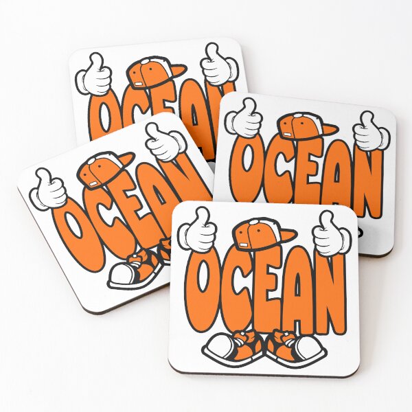 Item preview, Ocean - NATURE street lettering cartoon Character designed and sold by NFTWords.