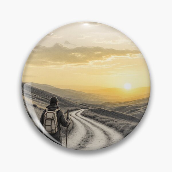 Item preview, Pilgrim on the Way of St. James (twilight) designed and sold by jefboutique6150.