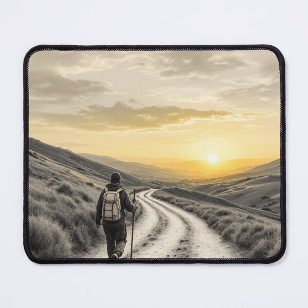Item preview, Pilgrim on the Way of St. James (twilight) designed and sold by jefboutique6150.