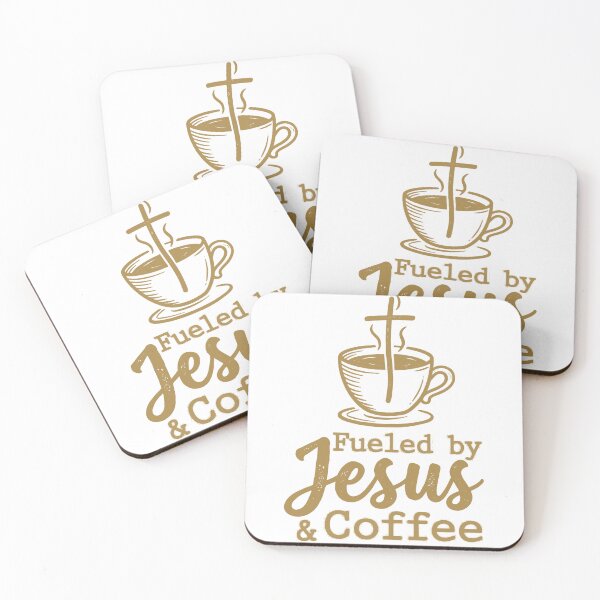 Item preview, Fueled By Jesus And Coffee Modern Faith designed and sold by TobattoVision Commodities.