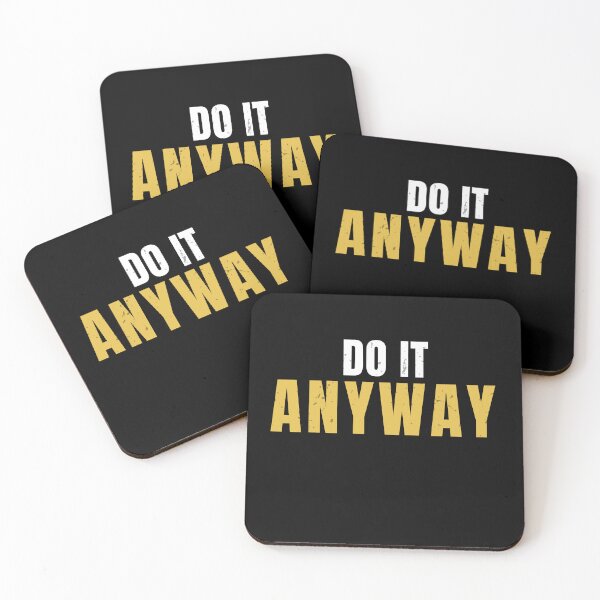 Item preview, Do It Anyway – Discipline Motivation Gym Fitness Quote designed and sold by No Excuses Supply.
