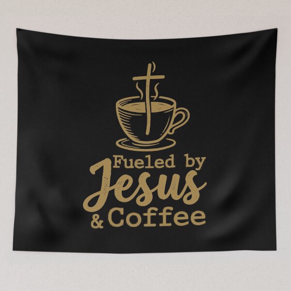 Item preview, Fueled By Jesus And Coffee Modern Faith designed and sold by TobattoVision Commodities.