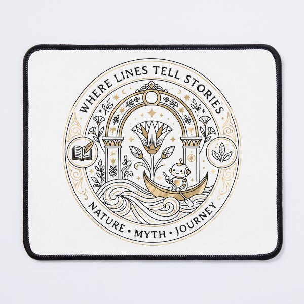 Item preview, Nature, Myth & Journey - Ornate Botanical Emblem designed and sold by jee532.