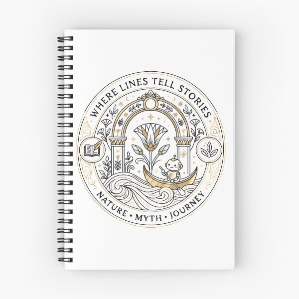 Item preview, Nature, Myth & Journey - Ornate Botanical Emblem designed and sold by jee532.