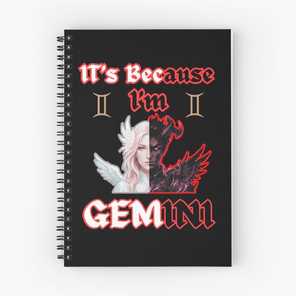 Item preview, It's Because I'm A Gemini - Angel Devil Duality designed and sold by MikesLab.