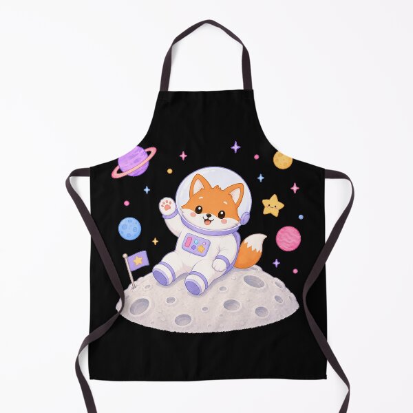 Item preview, Cute Kawaii Fox Astronaut on the Moon designed and sold by Seculinator.