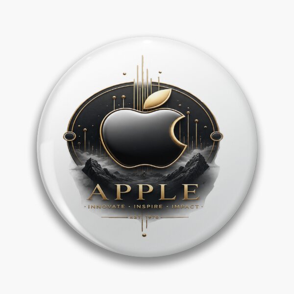 Item preview, Golden Black Apple logo designed and sold by Fashimation20.