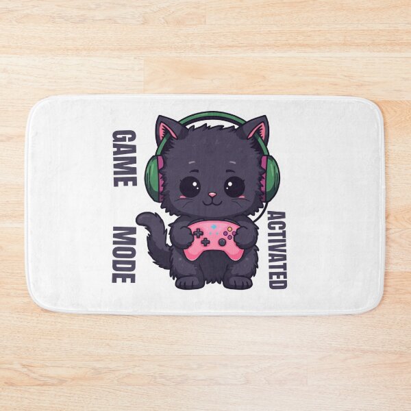 Item preview, Game Mode Activated - Cute Gamer Cat designed and sold by BrokenVibe.