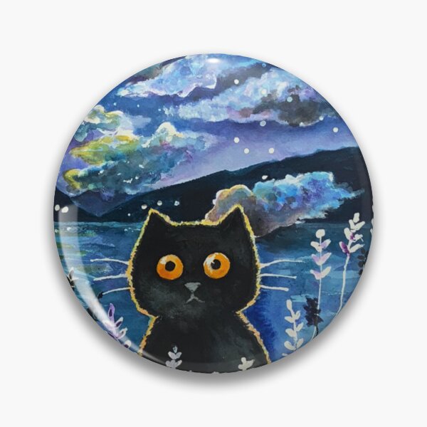 Item preview, Black Cat in the Moonlight designed and sold by StudioKaufmann.