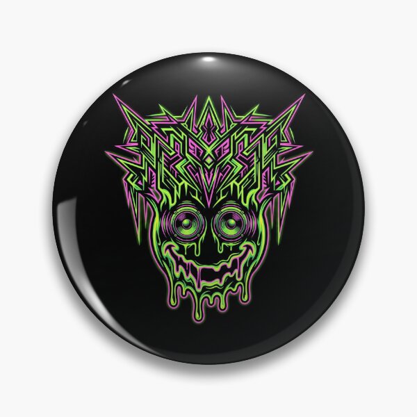 Item preview, Neon Melting Face Speaker Eyes Trippy Rave designed and sold by SPAZE-Typo.