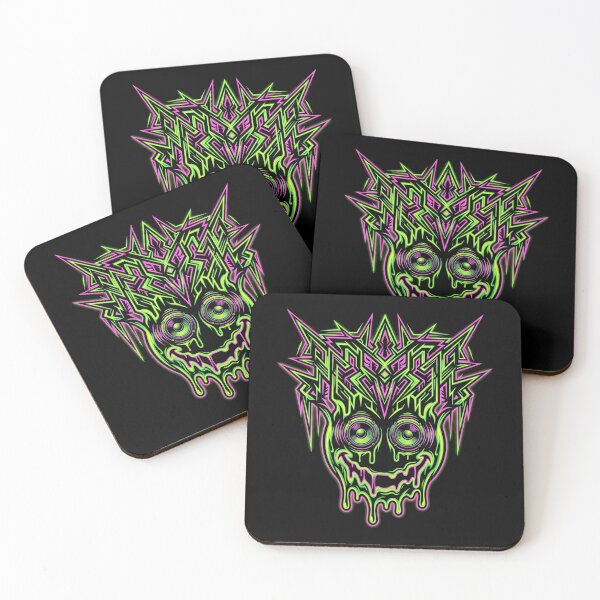Item preview, Neon Melting Face Speaker Eyes Trippy Rave designed and sold by SPAZE-Typo.