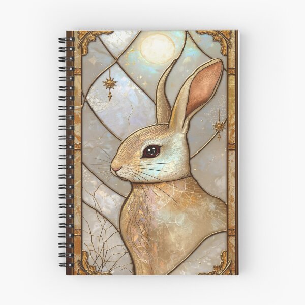 Item preview, Elegant Gothic Stained Glass Rabbit designed and sold by BriSher.
