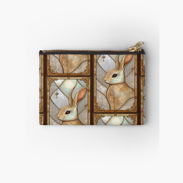 Item preview, Elegant Gothic Stained Glass Rabbit designed and sold by BriSher.