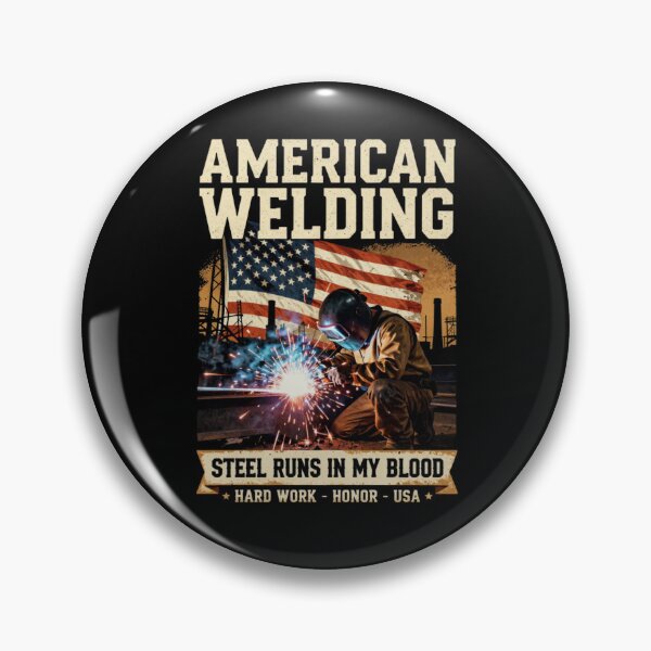 Item preview, American Welding | Patriotic Flag Welder Shirt designed and sold by LabCore.