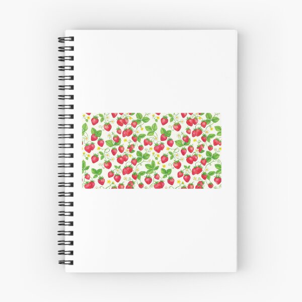 Item preview, Vintage Watercolor Strawberry Fields: Seamless Botanical Print designed and sold by Ak-art-shop.