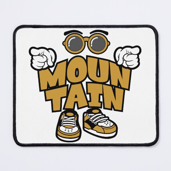 Item preview, Mountain - NATURE Words Character Bold Retro designed and sold by NFTWords.