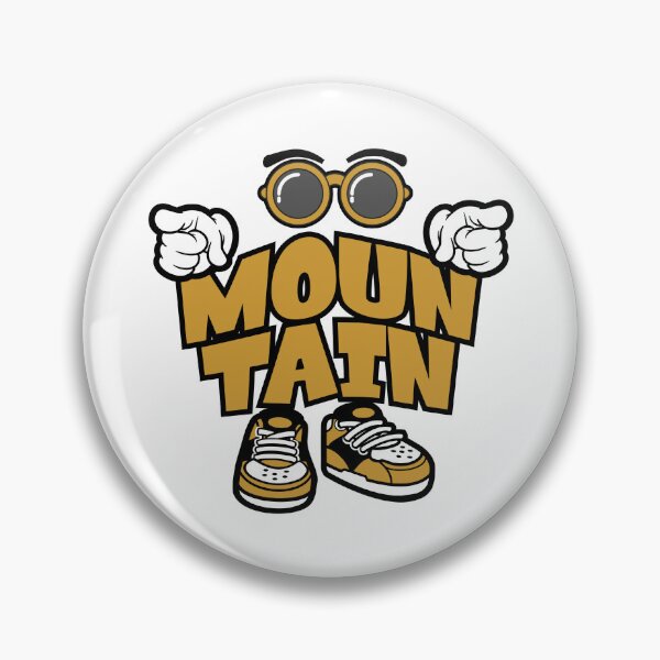 Item preview, Mountain - NATURE Words Character Bold Retro  designed and sold by NFTWords.