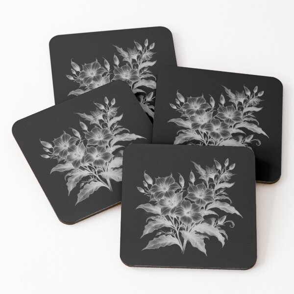 Item preview, White Nightbane Belladonna flowers designed and sold by Ellia Arts.