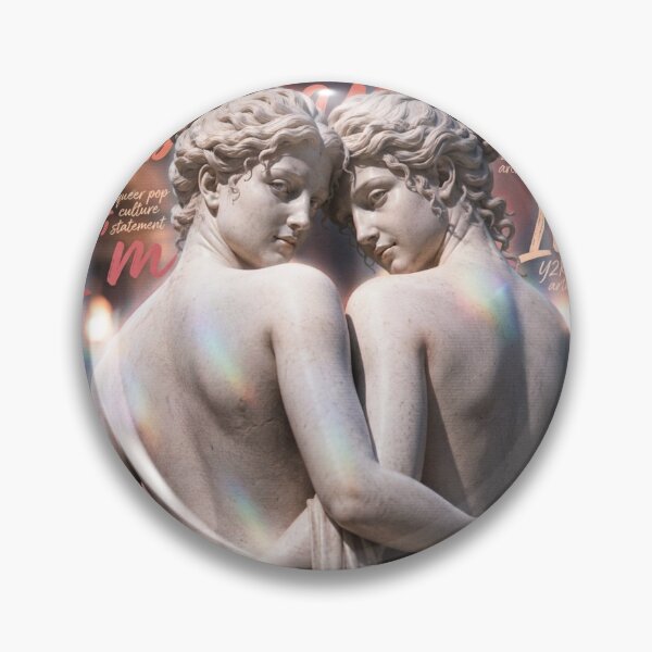 Item preview,  Lesbian I’m In Y2K Pride Greek Statue Design, Sapphic Gothic Aesthetic Sticker, WLW Queer Vintage Roman Sculpture Art for Pride Month designed and sold by DEVLUSH.