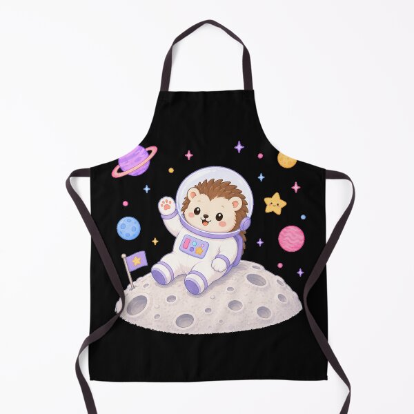 Item preview, Cute Kawaii Hedgehog Astronaut on the Moon designed and sold by Seculinator.