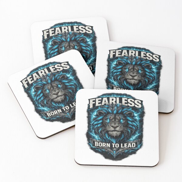 Item preview, Fearless Born to Lead - Electric Blue Lion Leader Design designed and sold by Elite-Store66.