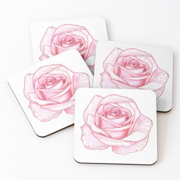 Item preview,  Pink rose watercolor designed and sold by uunaa.