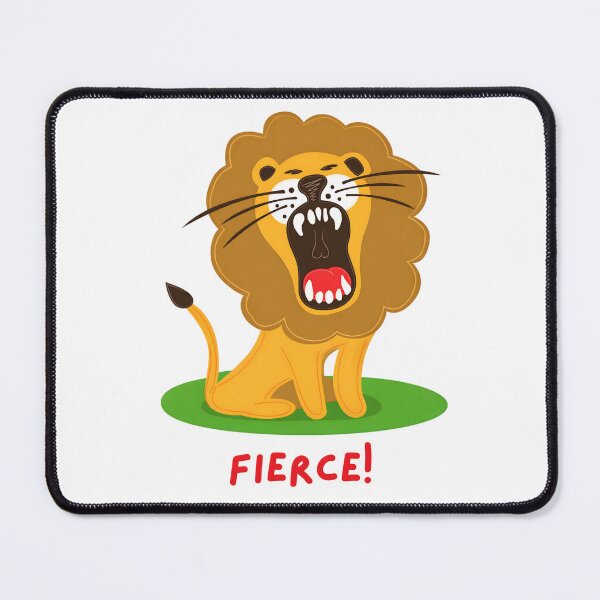 Item preview, Fierce Roaring Lion Cartoon – Bold Jungle Animal Art designed and sold by ROARSOME DESiGNS.