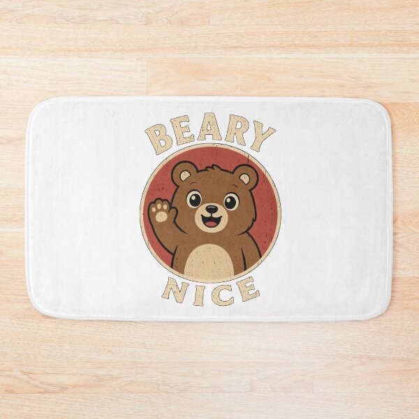 Item preview, Beary Nice Waving Bear designed and sold by ChocoMellowCo.