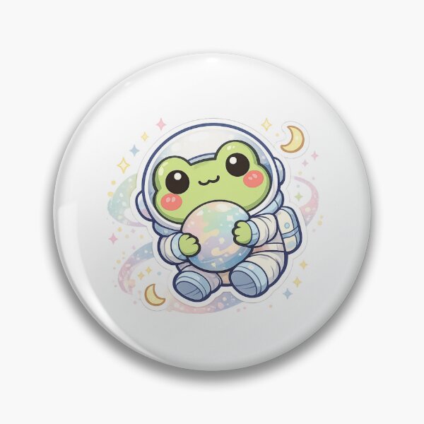 Item preview, Cute Frog Astronaut Space Digital Illustration designed and sold by ajamzbox.